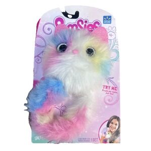 Pomsies SHERBET Walmart Exclusive Interactive Cat Wearable Pom-Pom Pet Toy